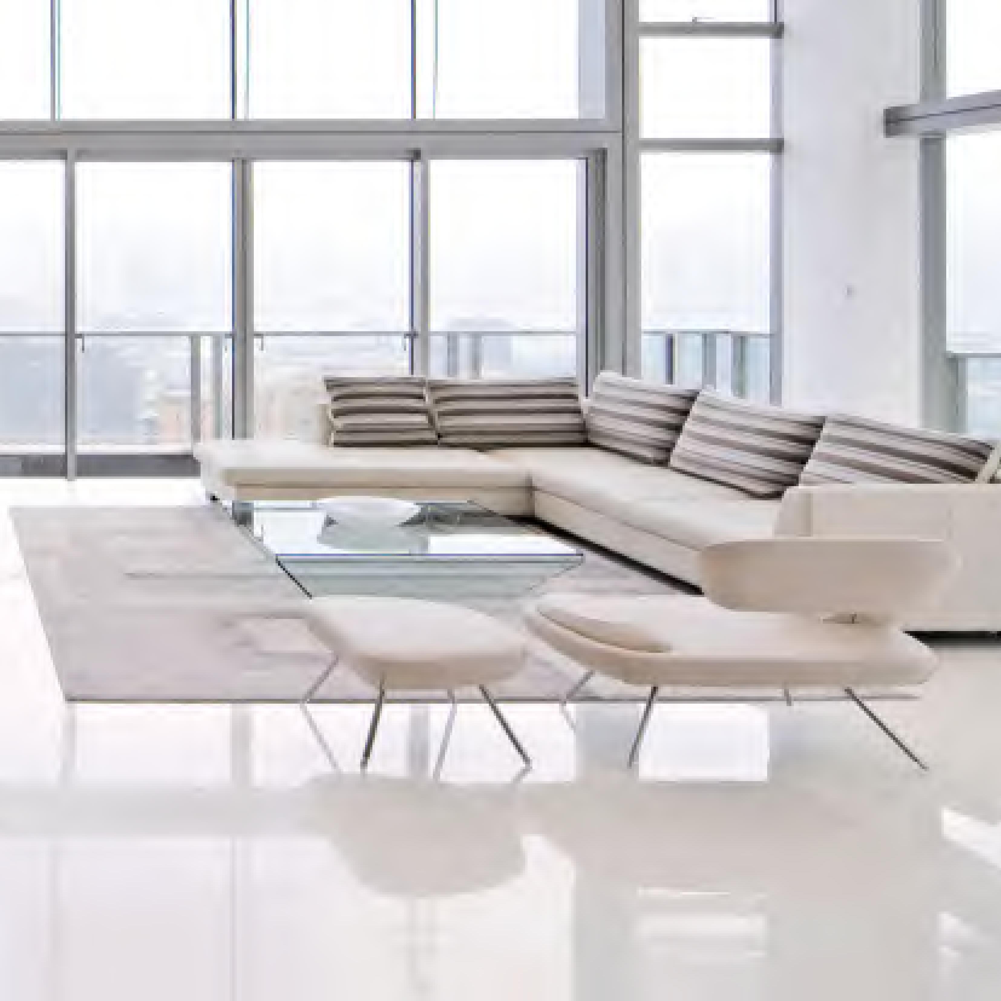 600x600mm Polished Finish Light Beige Pure Color Ceramic Tiles for Living Room Floor Interior Decor TQ14 - X63D00T