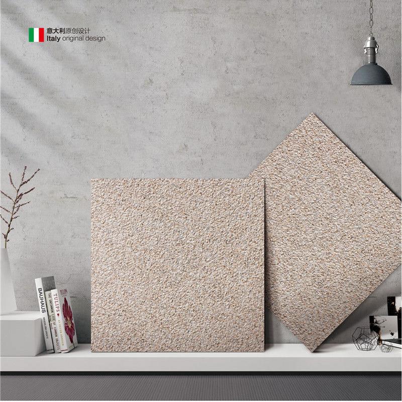 600x600mm Textured Light Brown Ecological Paving Stone Ceramic Tiles for Exterior Wall Interior Decor TQ14 - 68821