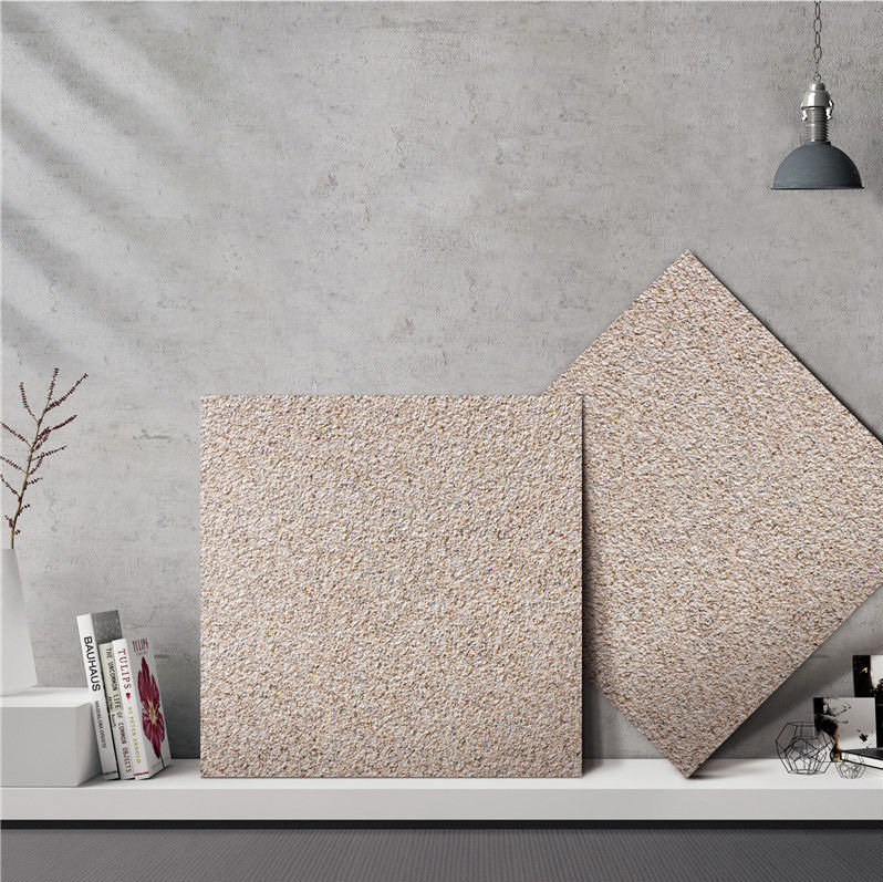 600x600mm Textured Light Brown Ecological Paving Stone Ceramic Tiles for Exterior Wall Interior Decor TQ14 - 68821