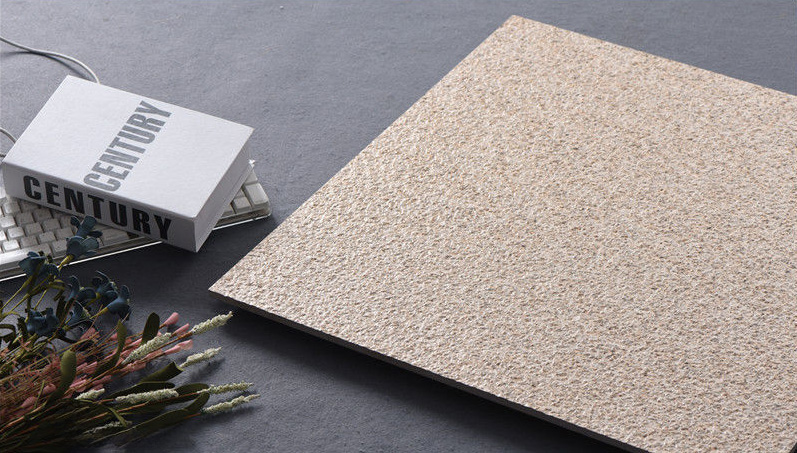 600x600mm Textured Light Brown Ecological Paving Stone Ceramic Tiles for Exterior Wall Interior Decor TQ14 - 68821