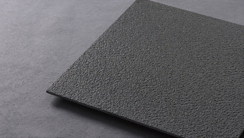 600x600mm, 300x600mm, 300x300mm Textured Charcoal Grey Ecological Paving Stone Ceramic Tiles for Transport Hub & Public Space Decor TQ14 - 68825