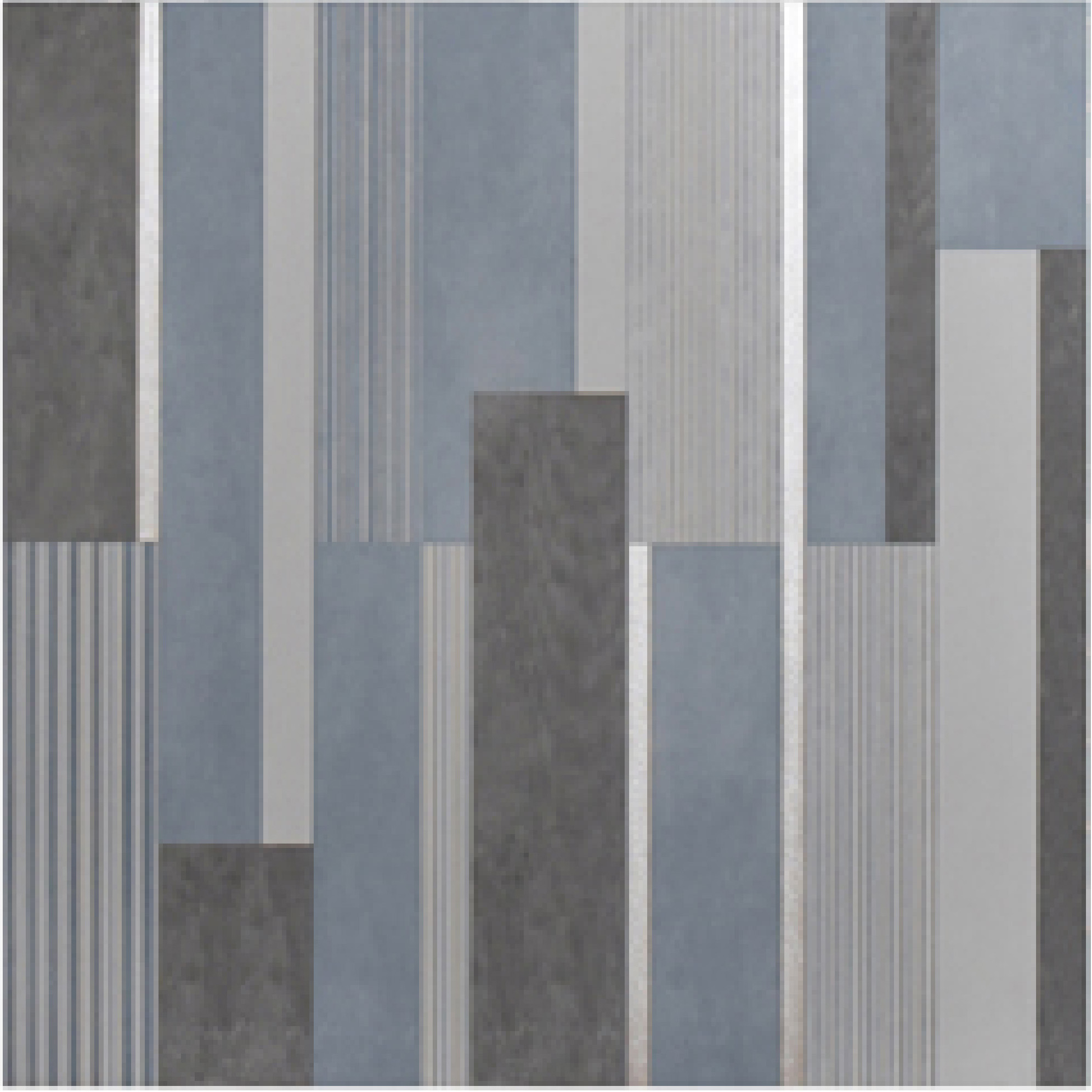 600x600mm Color - Block Striped Pattern Ceramic Tiles for Bedroom Decor TQ16 - 2CX6060 - 2124