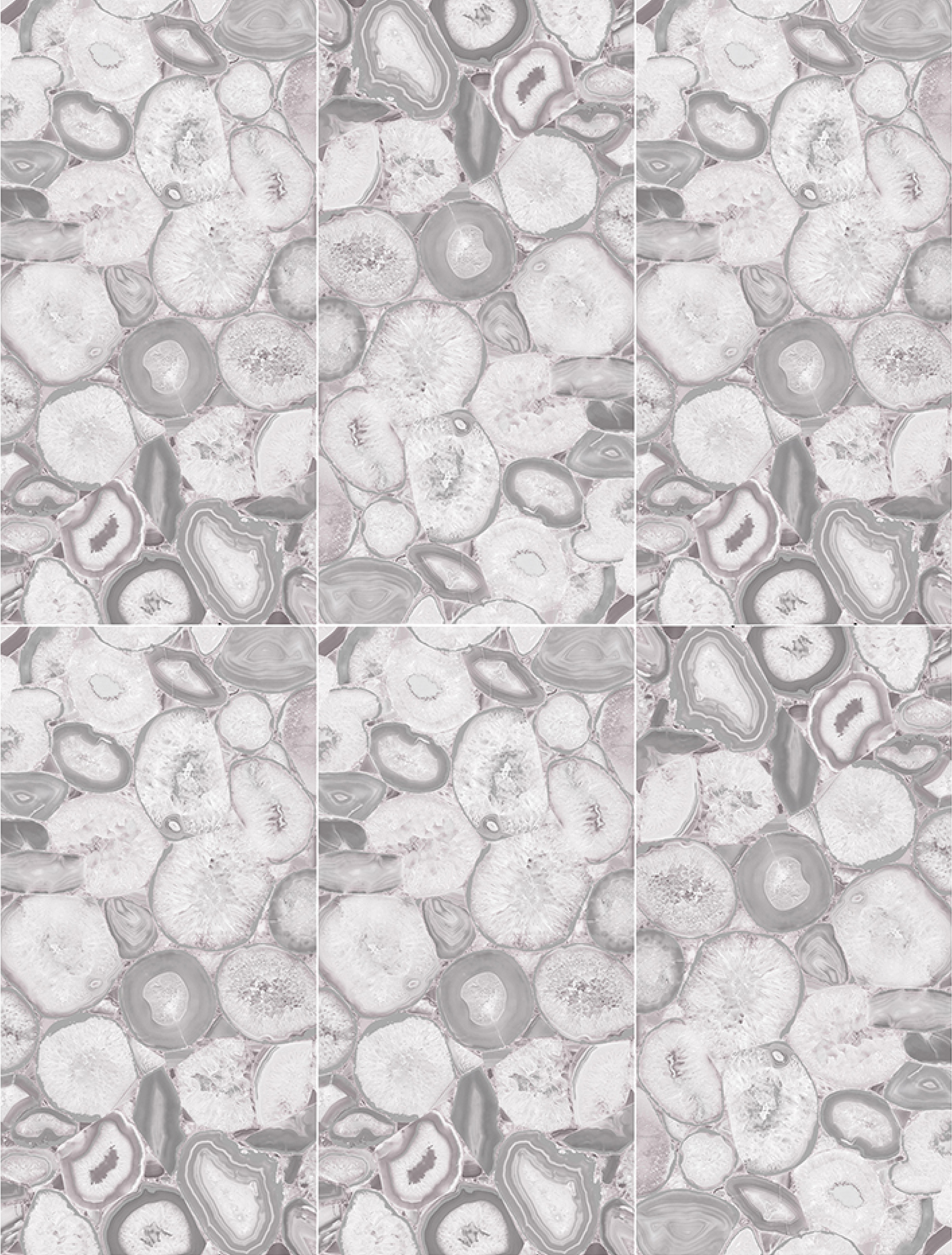 600x1200mm Grey - White Agate - Patterned Ceramic Tiles for Bathroom Decor TQ16 - 3CS60120 - 2495