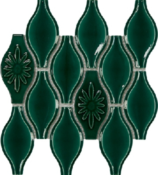 Porcelain/Ceramic Mosiac Gourd Shape TQ24-GS01