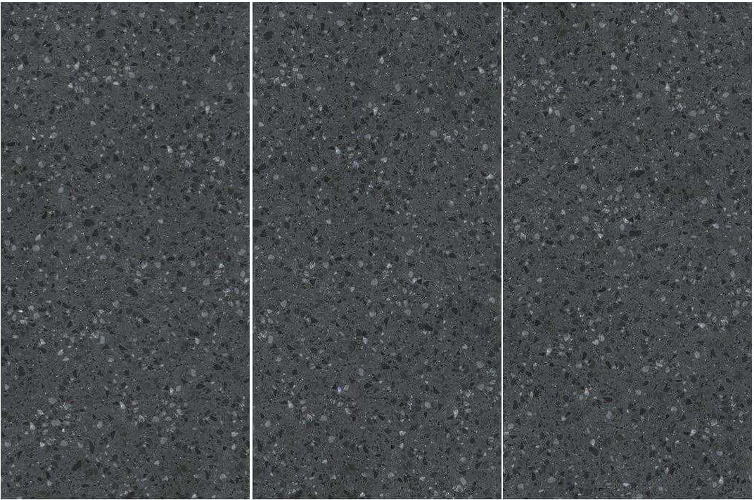 900x1800mm Dark Grey Terrazzo - Like Sintered Stone Tiles for Living Rooms TQ08 - 9189662Y