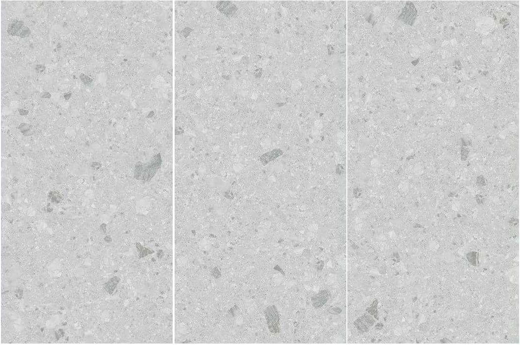 900x1800mm Light Grey Terrazzo - Style Sintered Stone Tiles for Dining Rooms TQ08 - 9189666Y