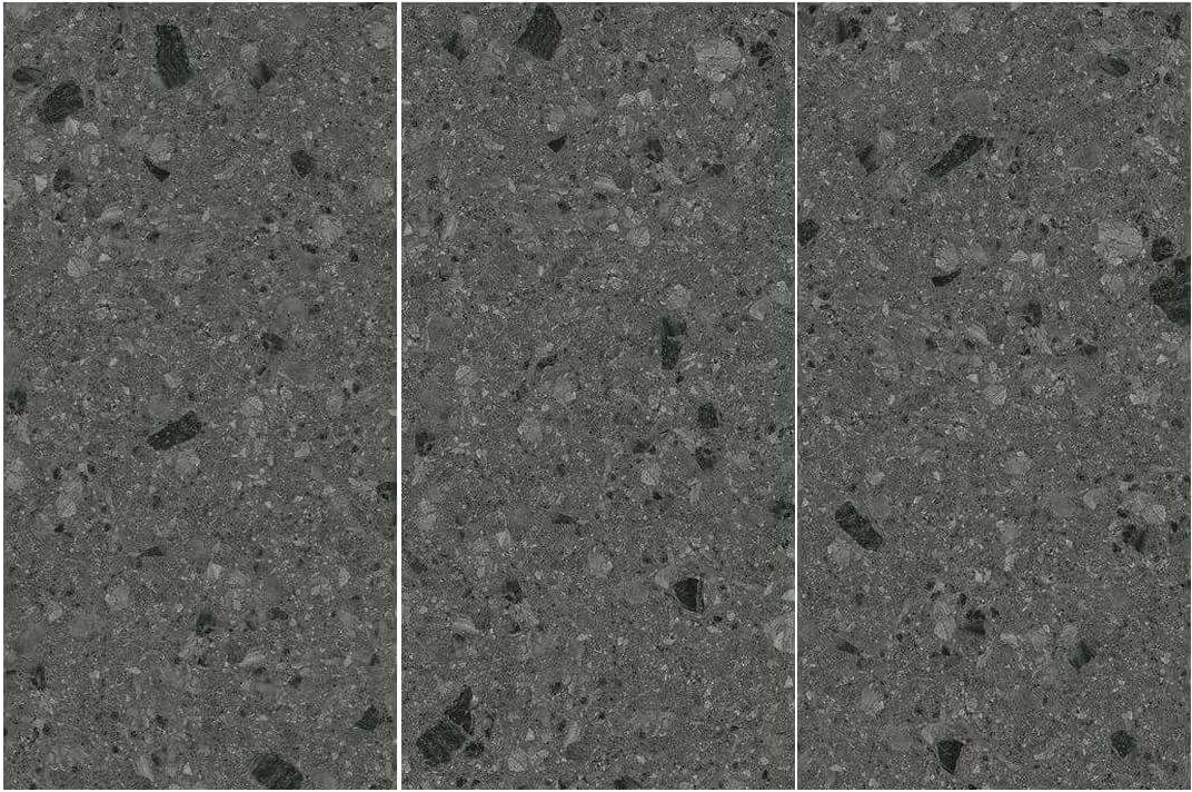 900x1800mm Dark Grey Terrazzo - Like Sintered Stone Tiles for Living Rooms TQ08 - 9189668Y