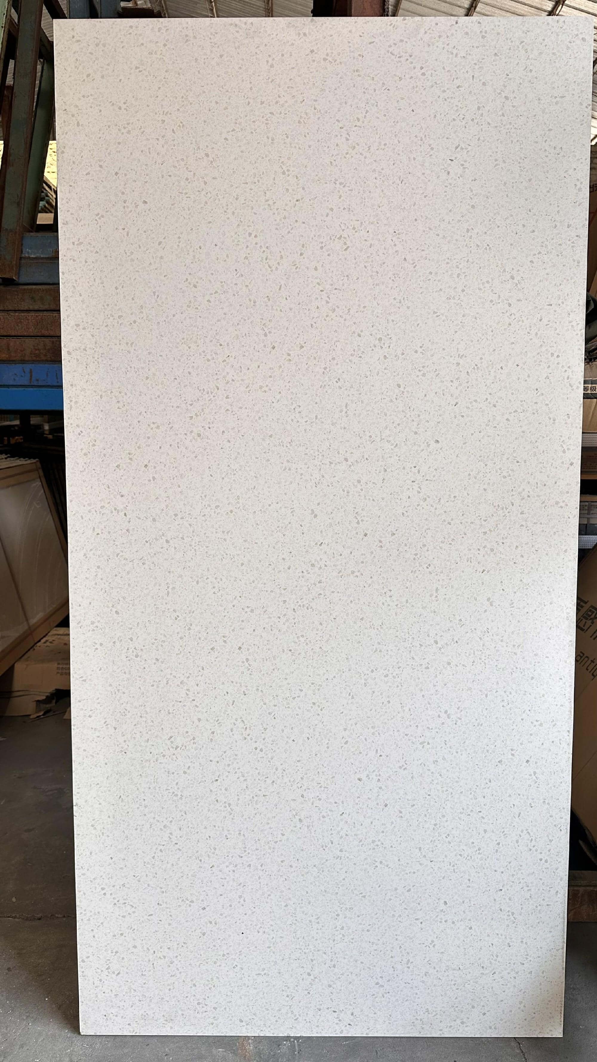 900x1800mm Light Beige Terrazzo - Like Sintered Stone Tiles for Dining Rooms TQ08 - 9189669Y