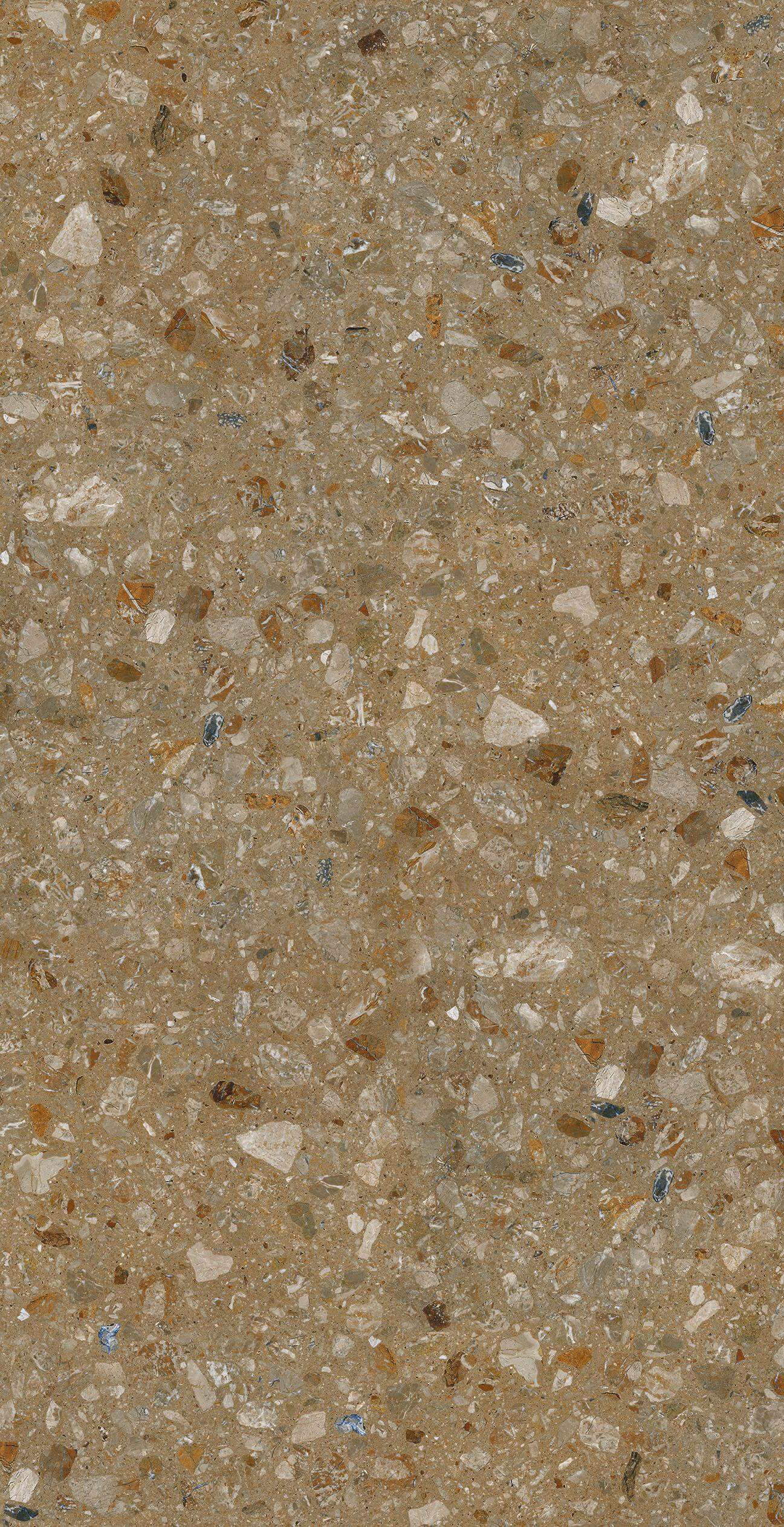 900x1800mm Brown Terrazzo - Like Sintered Stone Tiles for Living Rooms TQ08 - 9189671Y