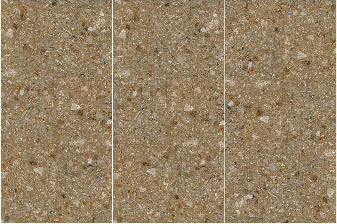 900x1800mm Brown Terrazzo - Like Sintered Stone Tiles for Living Rooms TQ08 - 9189671Y