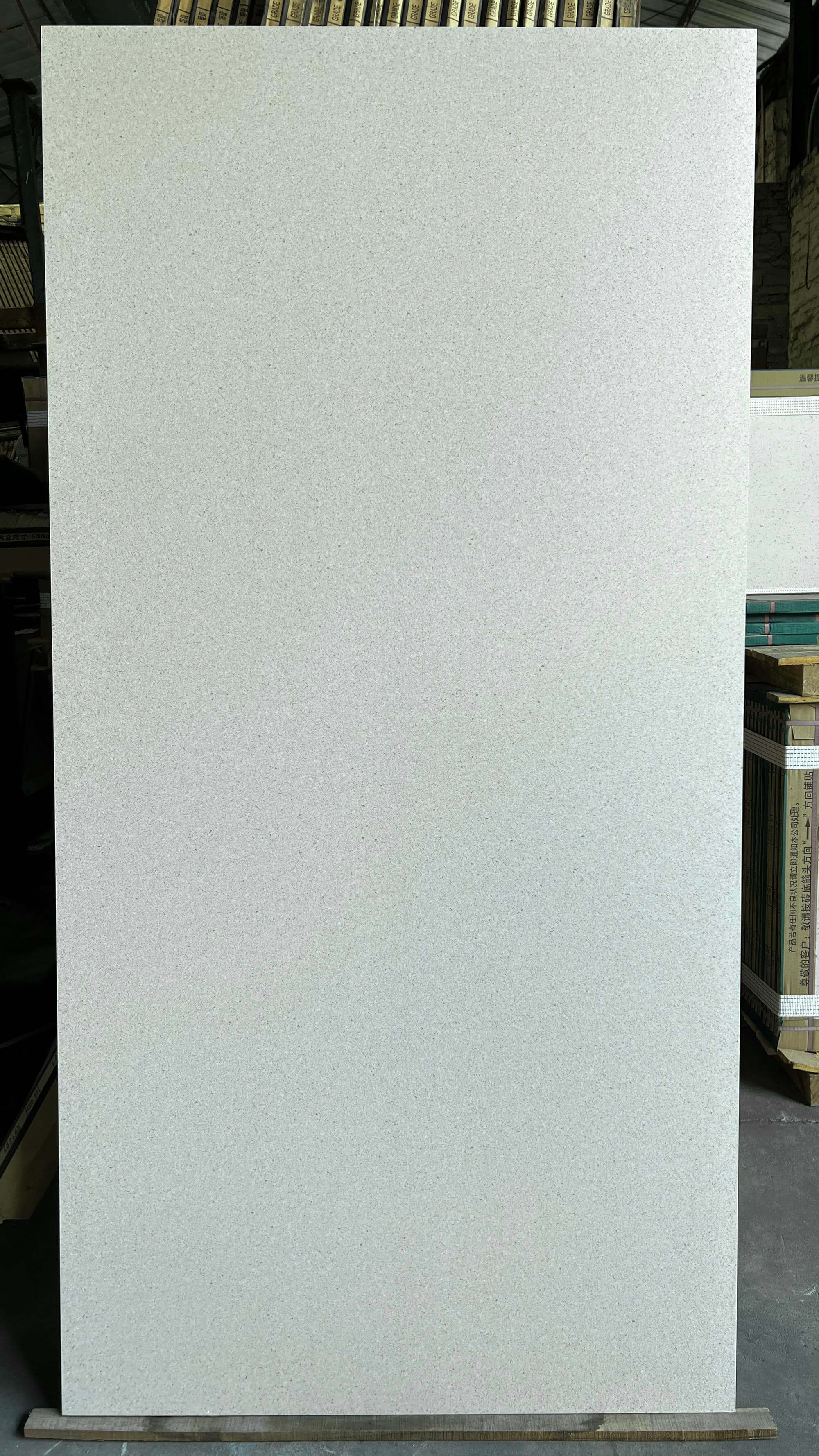 900x1800mm Light Grey Sintered Stone Tiles for Commercial Spaces TQ08 - 9189927Y