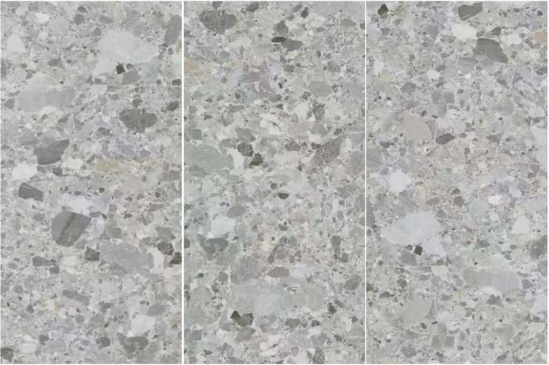 900x1800mm Grey Terrazzo - Like Sintered Stone Tiles for Commercial Spaces TQ08 - 98090064