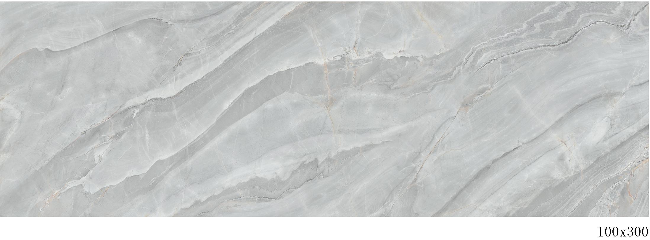 100x300mm 800x800mm Light Grey Marble - Look Tiles for Interior Spaces TQ32 - LG8080