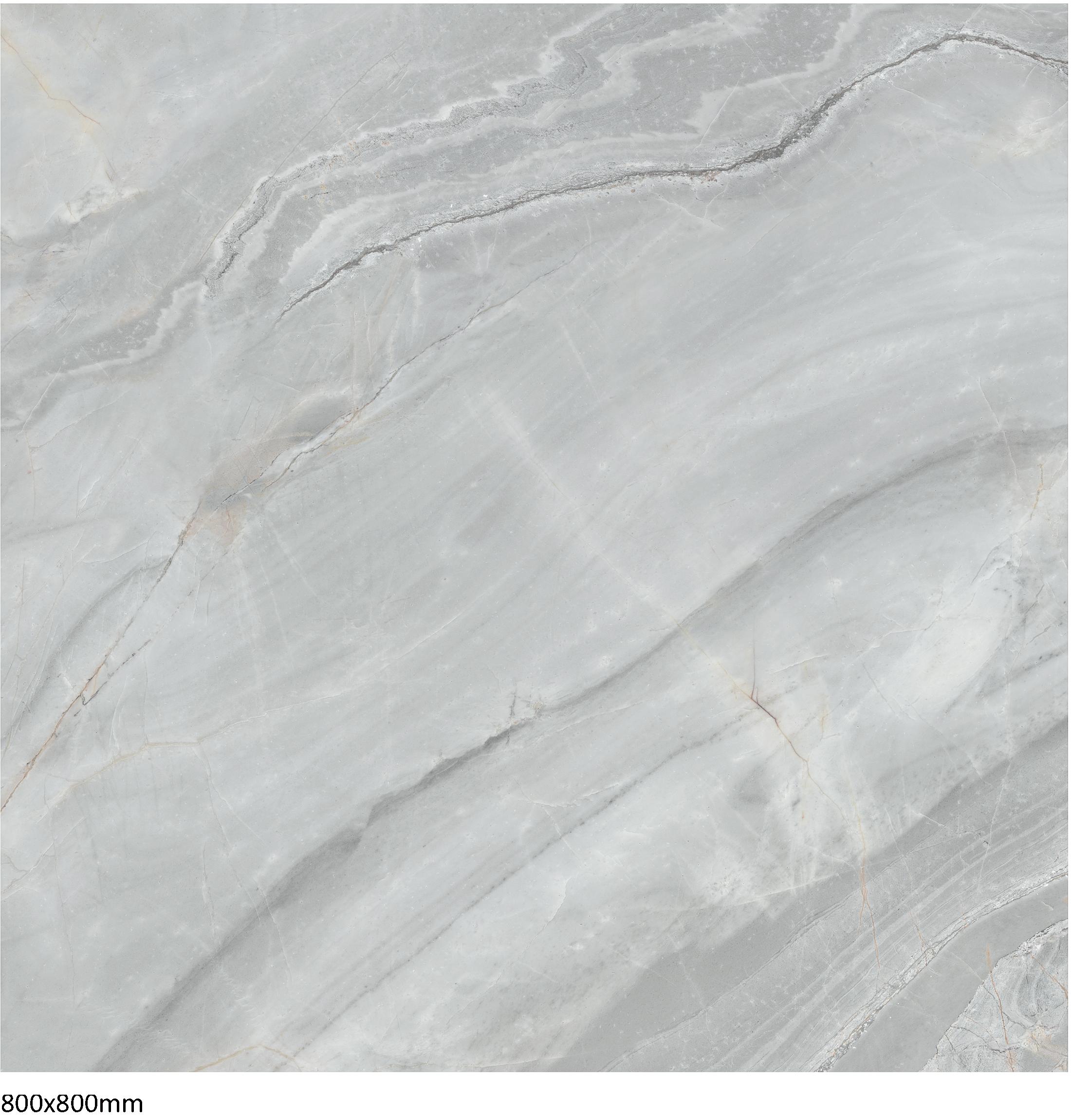 100x300mm 800x800mm Light Grey Marble - Look Tiles for Interior Spaces TQ32 - LG8080