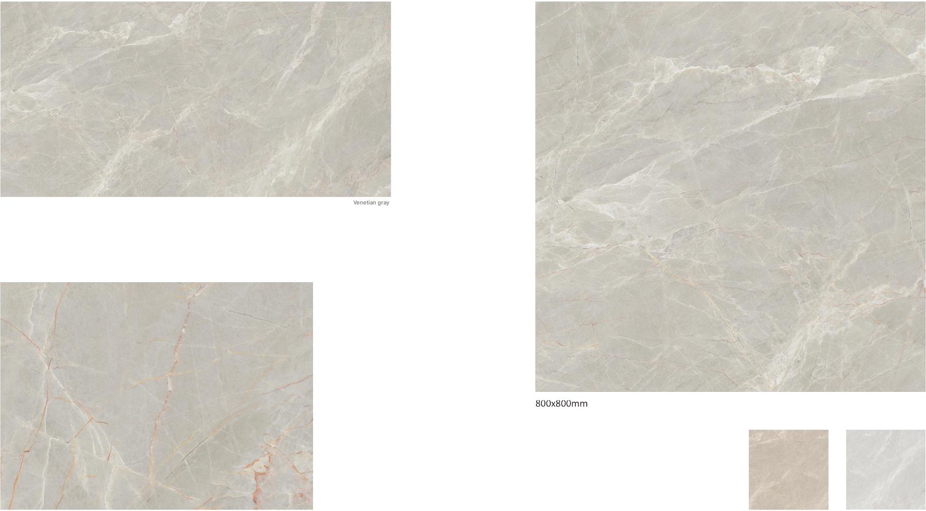 800x800mm Light Grey Marble - Look Tiles for Interior Spaces TQ32 - LGM8080