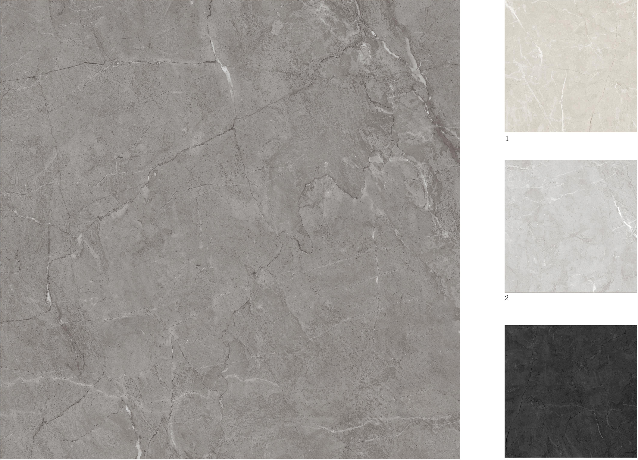 100x300mm & 600x600mm Grey Marble - Look Tiles for Interior Spaces TQ32 - GML1030&6060