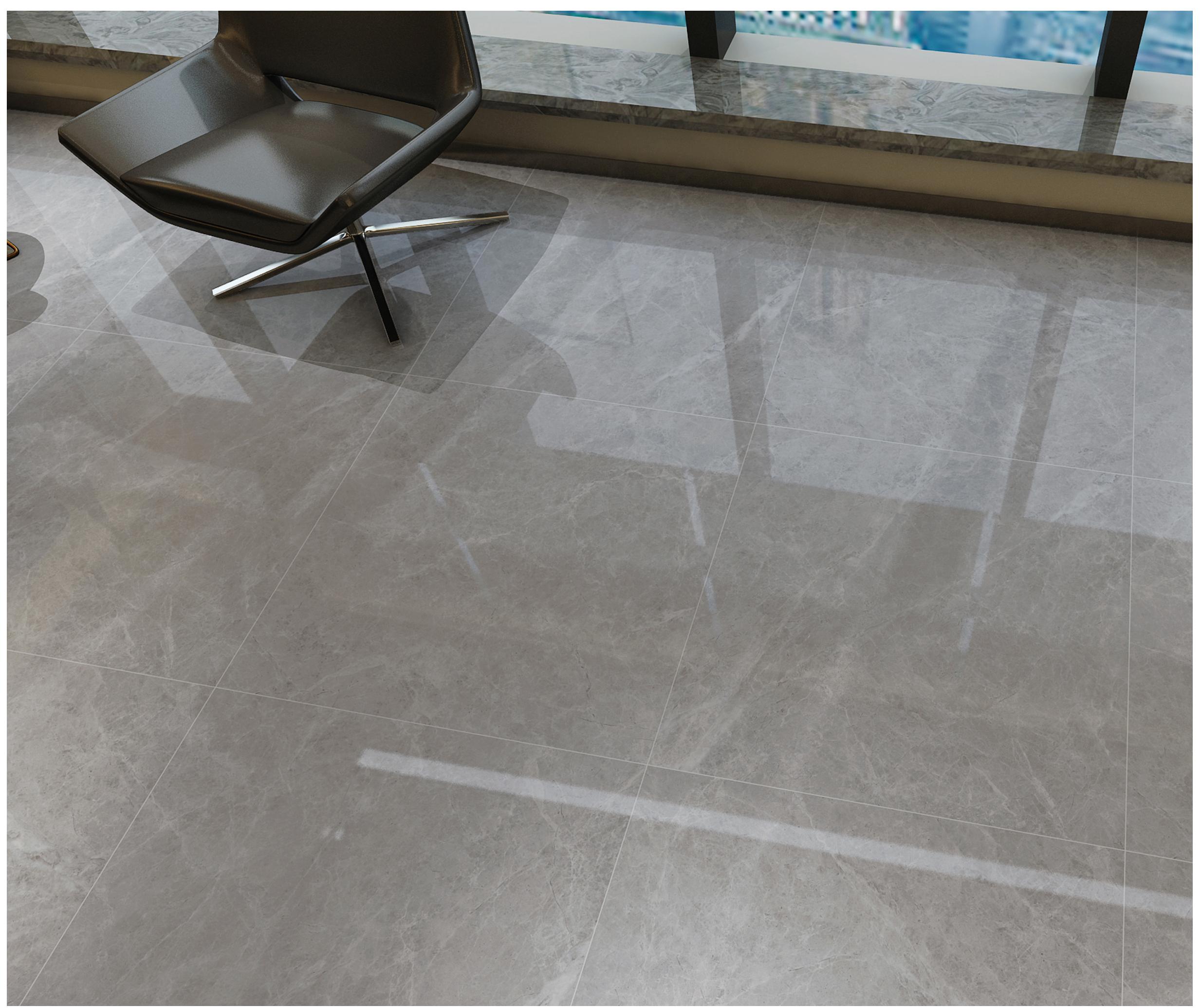 800x800mm Light Grey Marble - Look Tiles for Commercial & Interior Spaces TQ32 - LGM8080