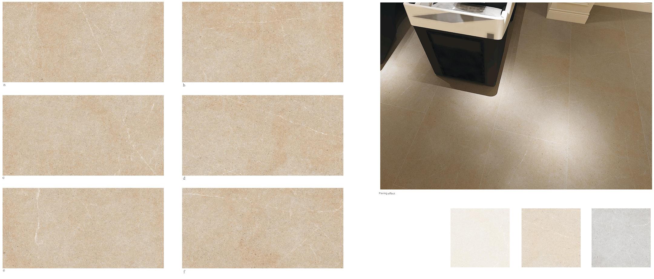 70x140mm Beige Natural - Texture Tiles for Interior Spaces TQ32 - BNT70140