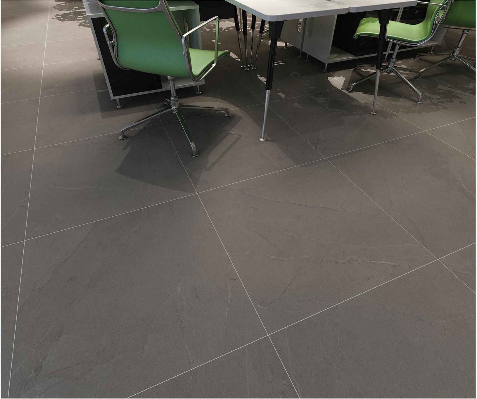 100x300mm & 800x800mm Dark Grey Natural - Texture Tiles for Commercial & Interior Spaces TQ32 - DGT1030&8080