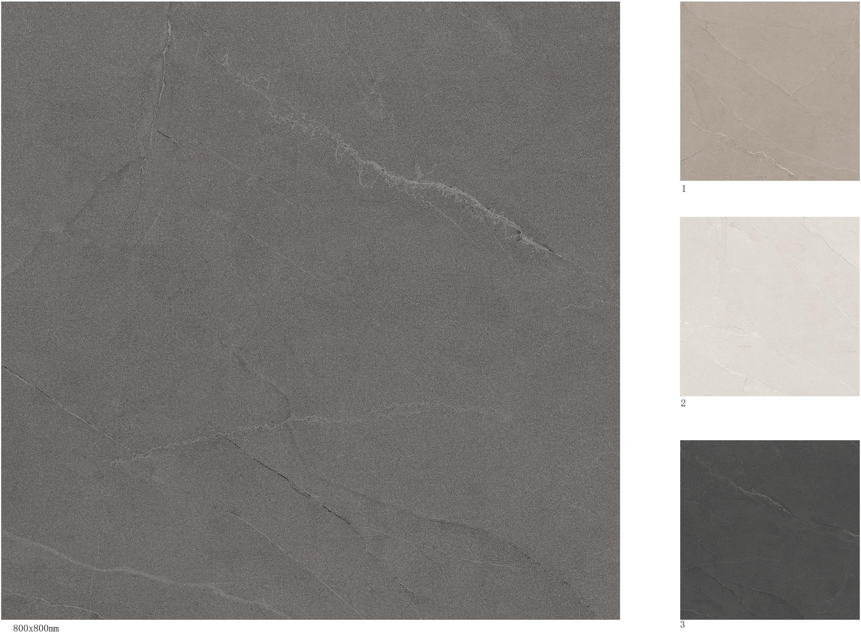 100x300mm & 800x800mm Dark Grey Natural - Texture Tiles for Commercial & Interior Spaces TQ32 - DGT1030&8080