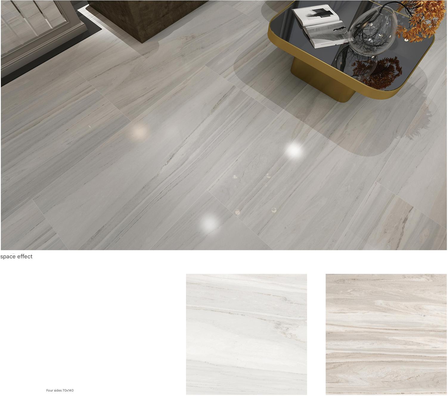 70x140mm White Wood - Grain Marble - Look Tiles for Interior Spaces TQ32 - WWGL70140