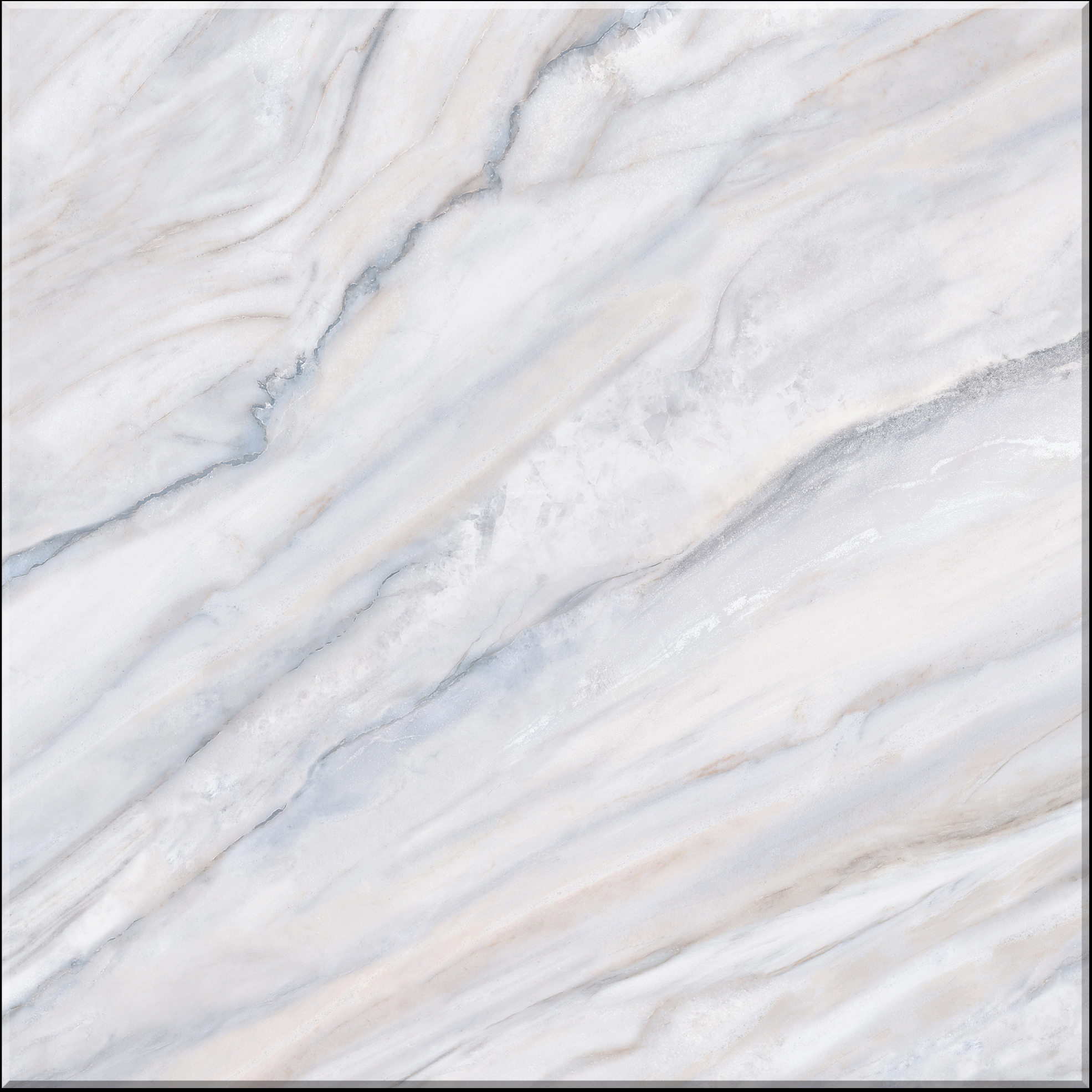 80x80cm & 100x200cm White Marble - Look Tiles with Natural Veins for Interior Spaces TQ32 - TYS - dz003