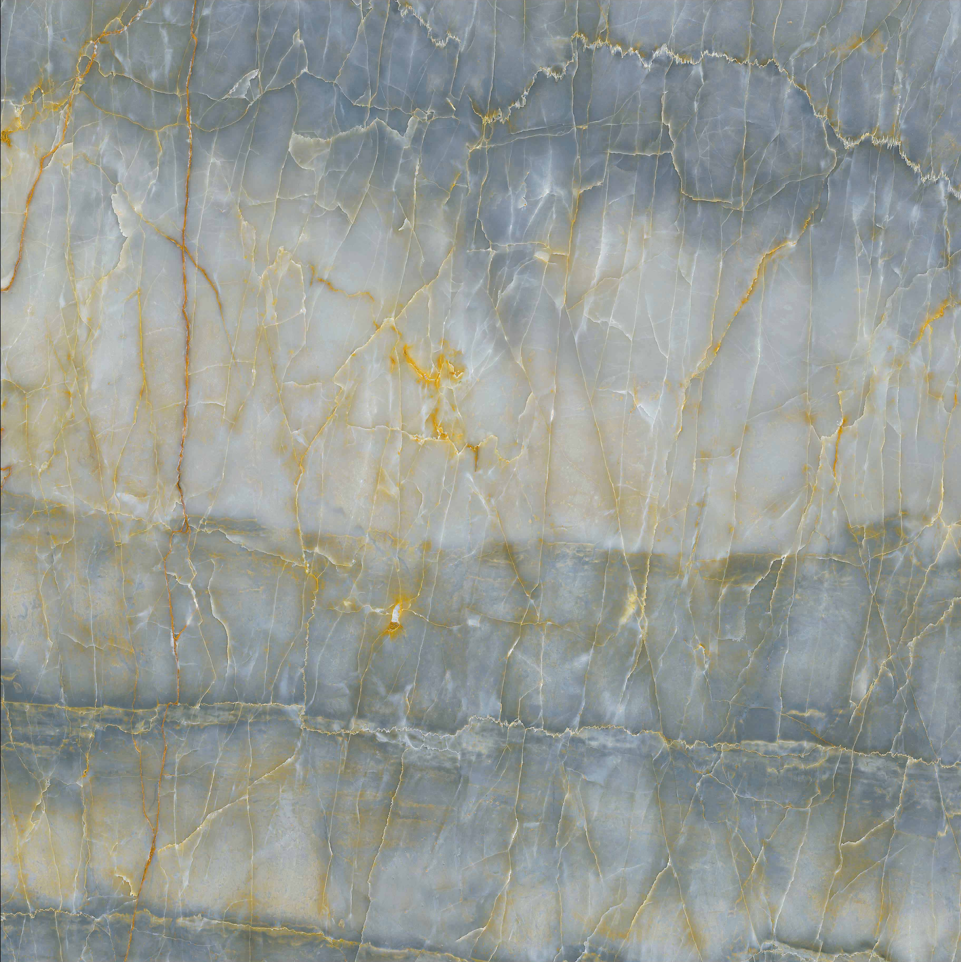 Multiple Size Grey Marble - Look Tiles with Gold Veins for Luxury Interior Spaces TQ32 - TYS - dz037