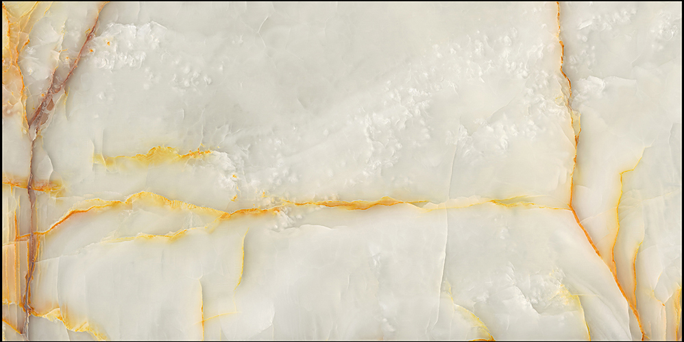 Multiple Size Cream - White Onyx - Look Tiles with Gold Veins for Luxury Interior Spaces TQ32 - TYS - dz041