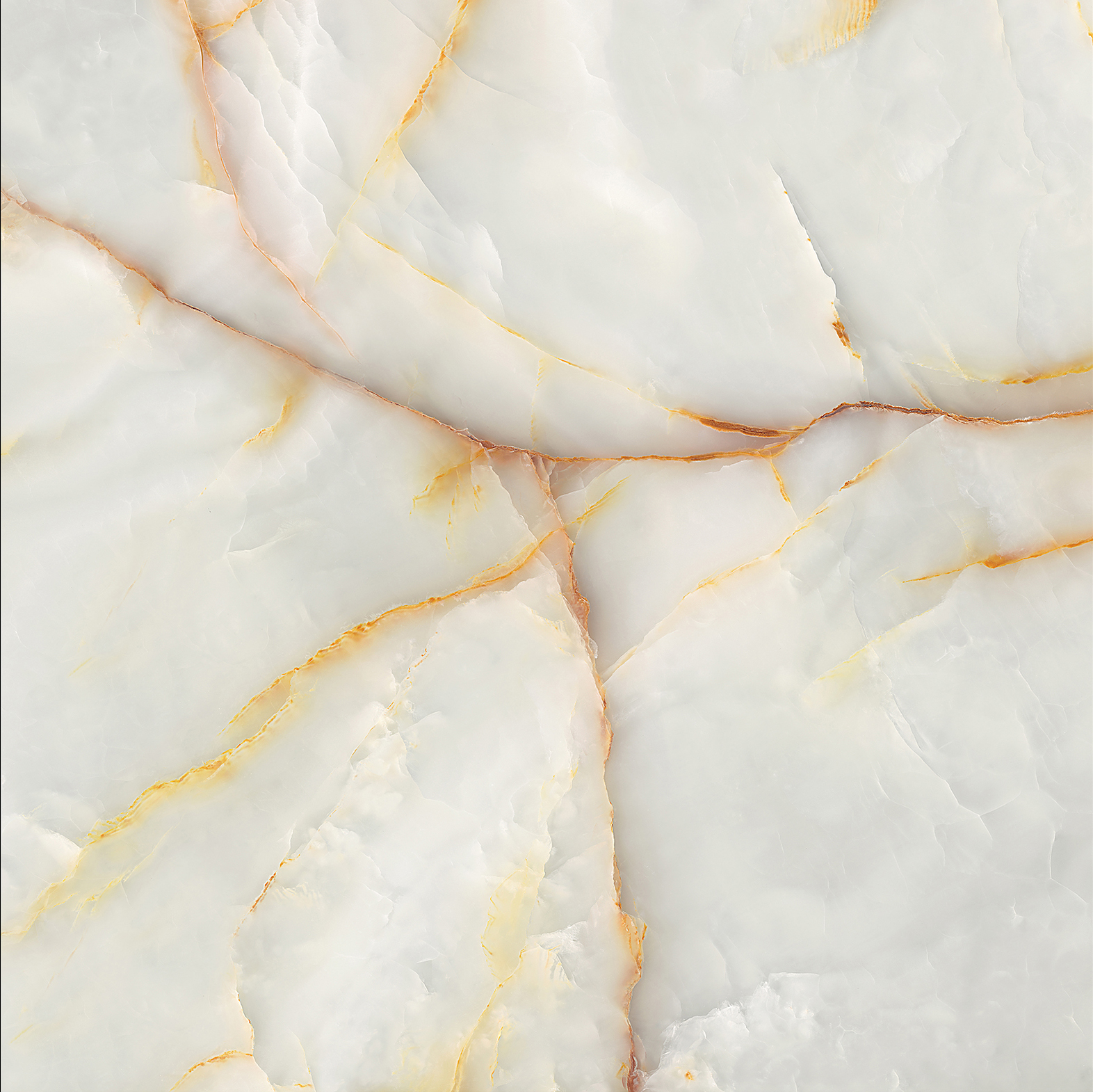 Multiple Size White Onyx - Look Tiles with Gold Veins for Luxury Interior Spaces TQ32 - TYS - dz042