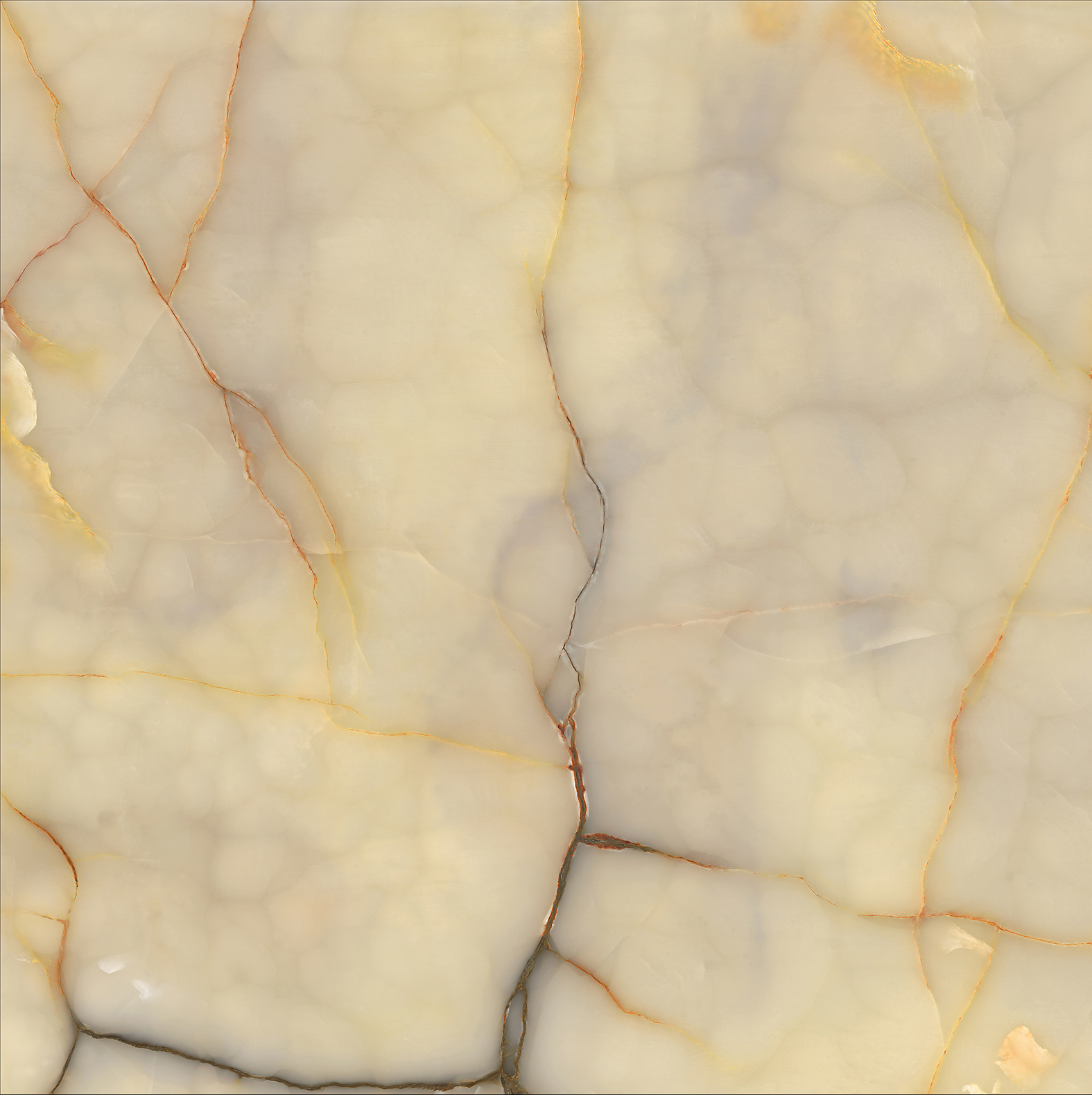Multiple Size Cream - White Onyx - Look Tiles with Gold Veins for Luxury Interior Spaces TQ32 - TYS - dz047