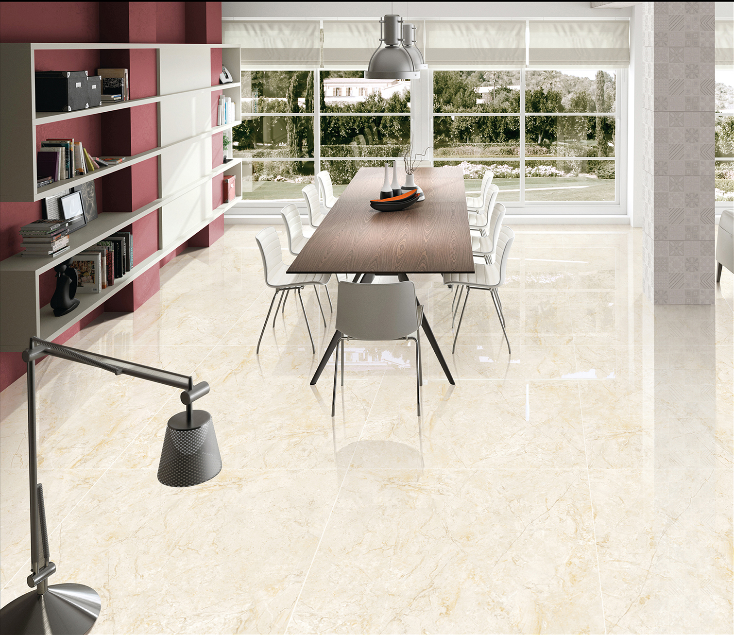 Multiple Size Beige Marble - Look Tiles for Dining & Interior Spaces TQ32 - TYS - dz053
