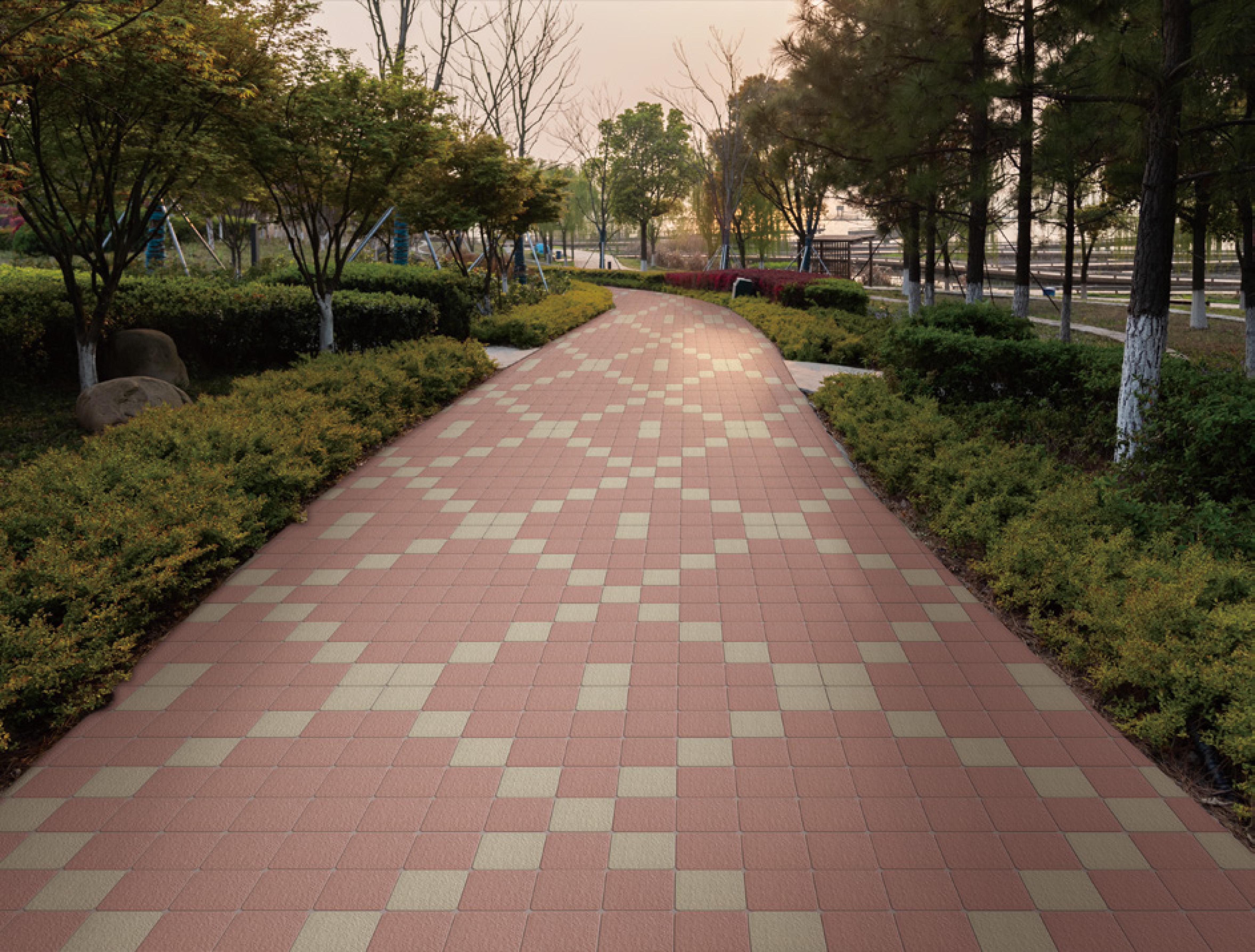 108x108mm & 200x200mm Full Body Square Bricks for Public & Landscape Spaces TQ33 - 10801, 10802, 10803, 2201, 2202, 2203