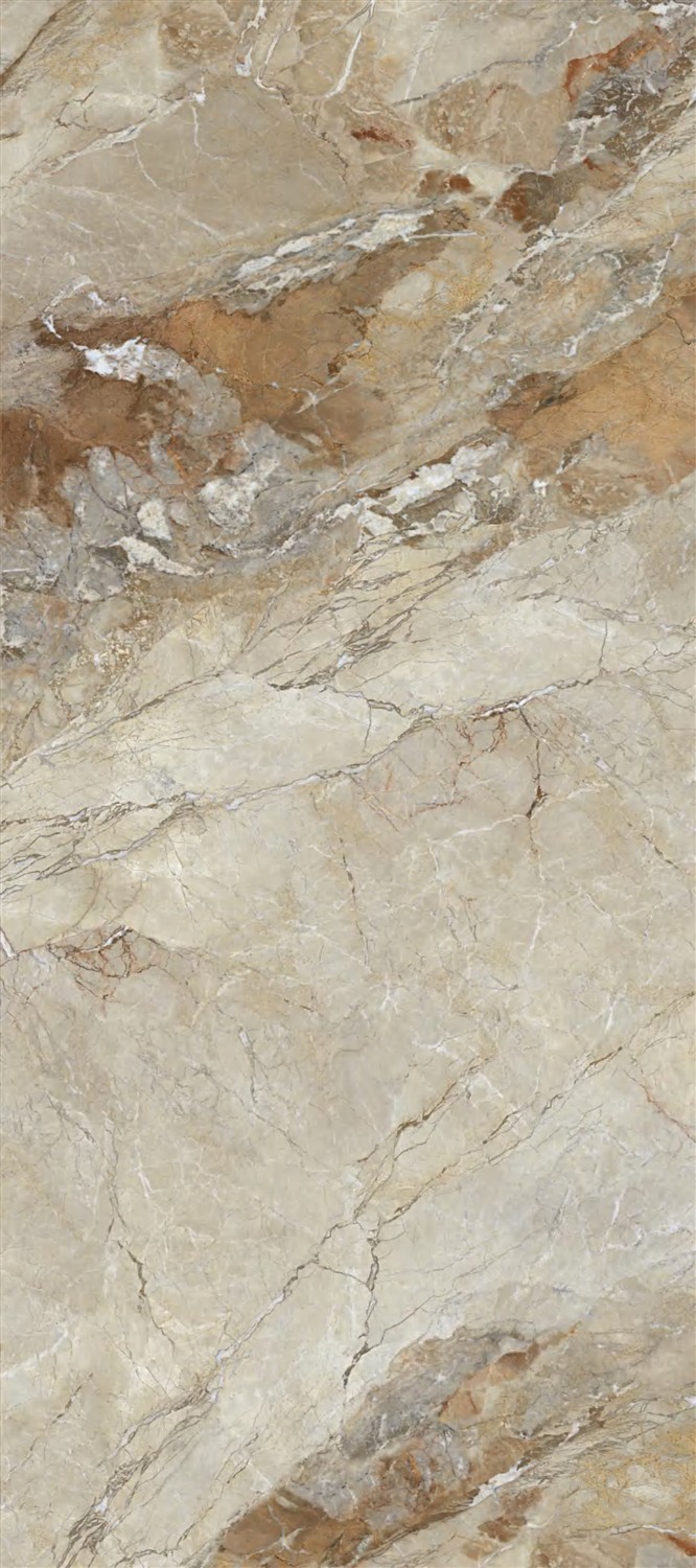 Carmine Jade Series 2700x1200x9mm Warm Porcelain Countertop Slab TQ34-K2712V8596YSR