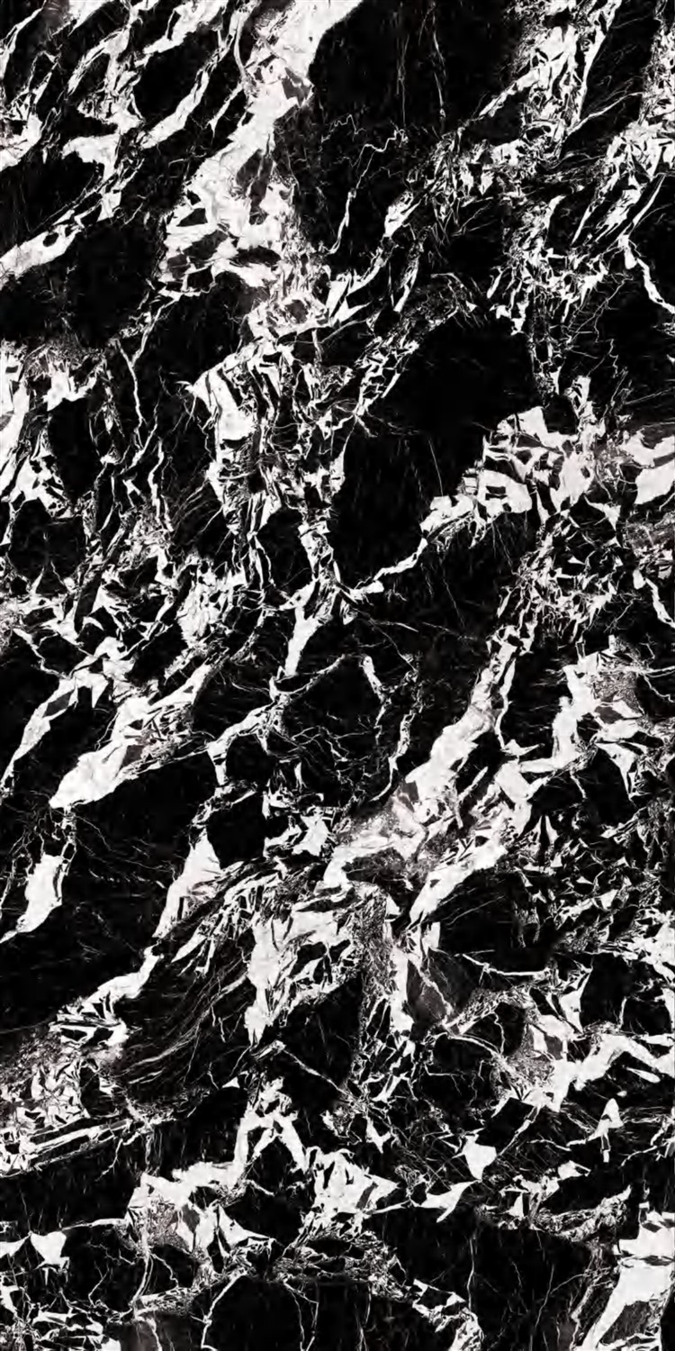 Luxury Nero Bvlgari Black & White Vein Porcelain Slab 2700x1200x9mm TQ34-K2712V1279YSR