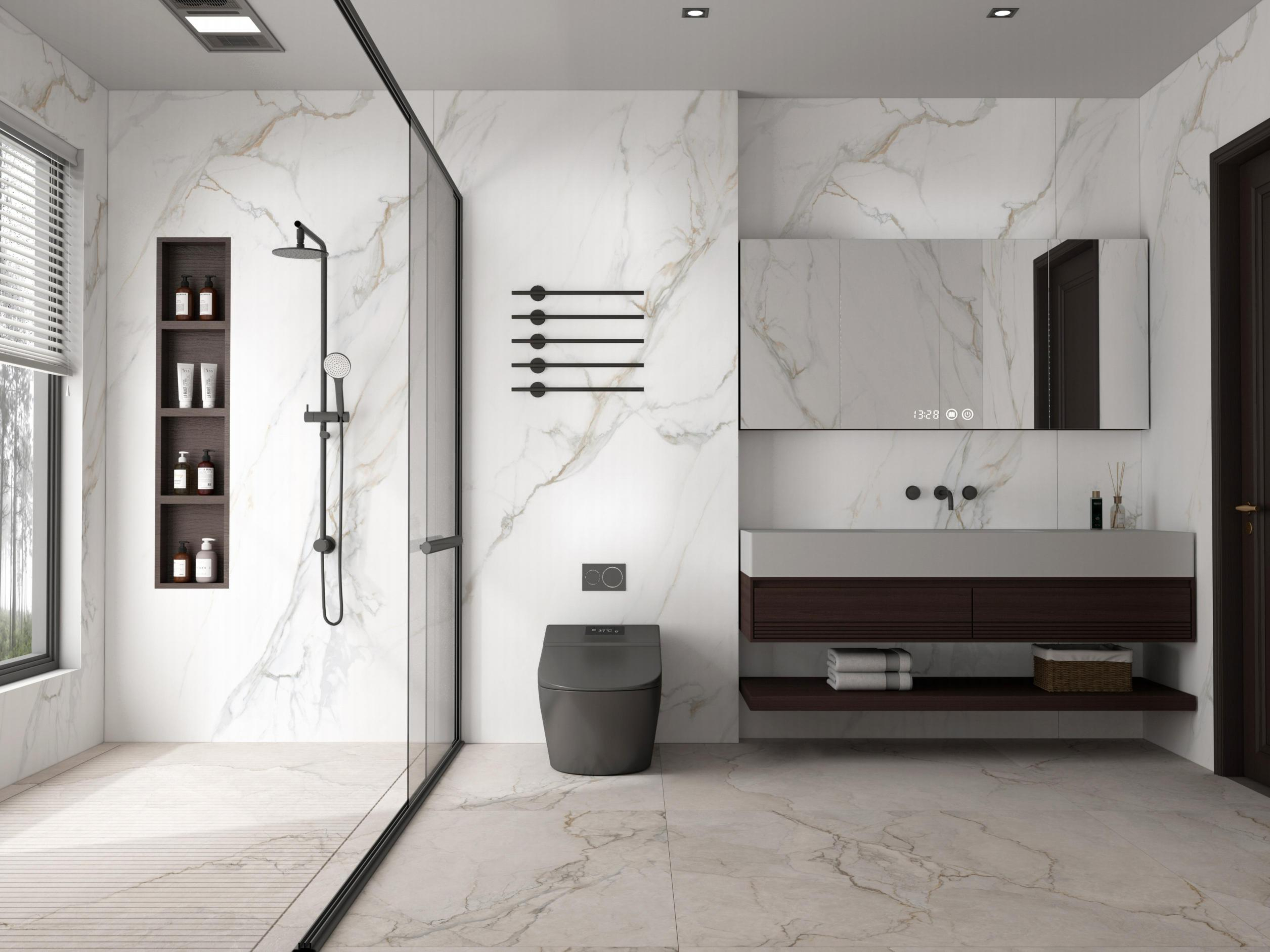 Premium Calacatta Palace Gold Marble Look Large Format Porcelain Slab TQ34-K2712V8018AR