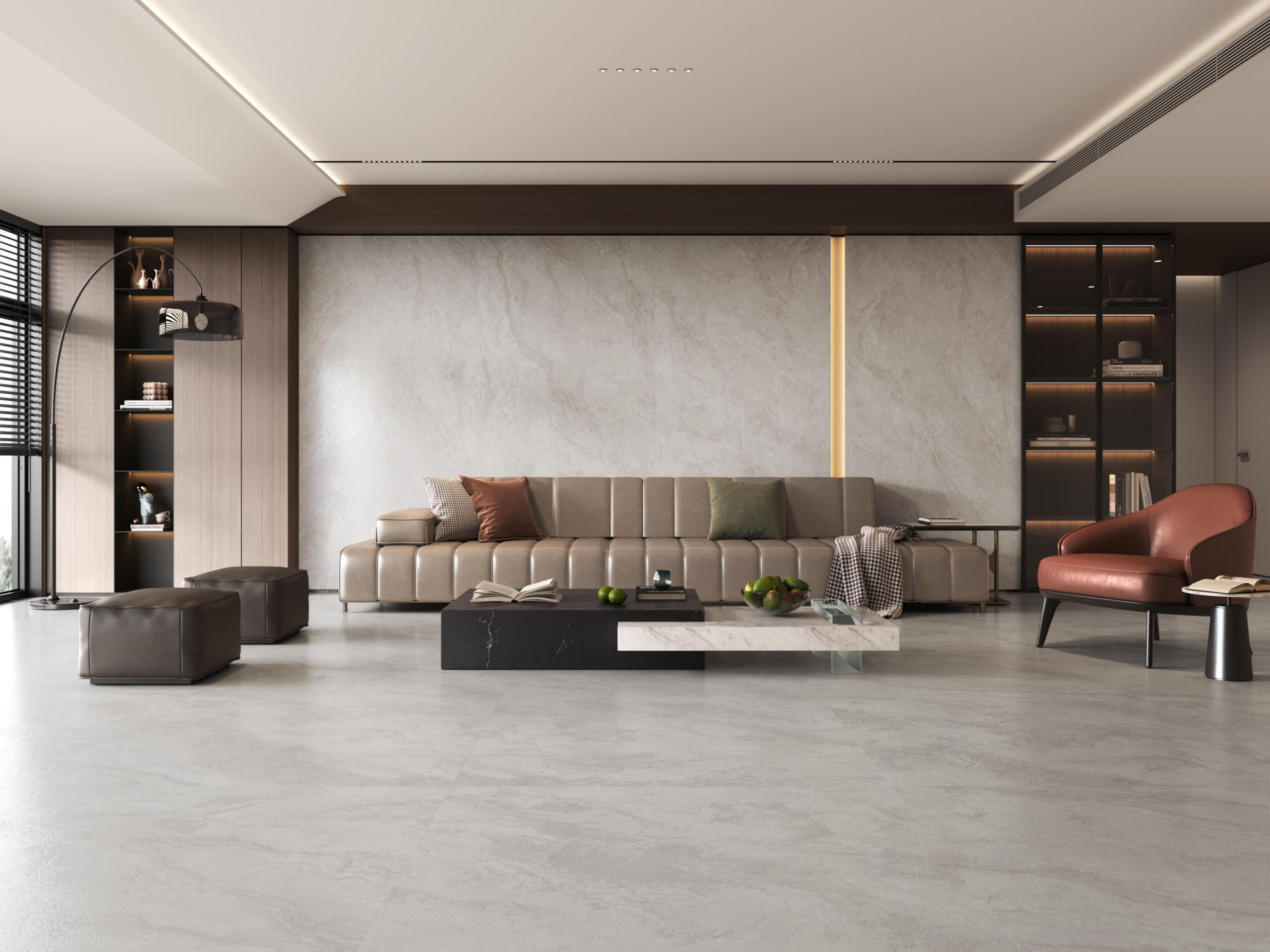 Moca Cream Series 2700x1200x9mm Matte Finish Porcelain Wall & Floor Slab TQ34-K2712V8526YSR