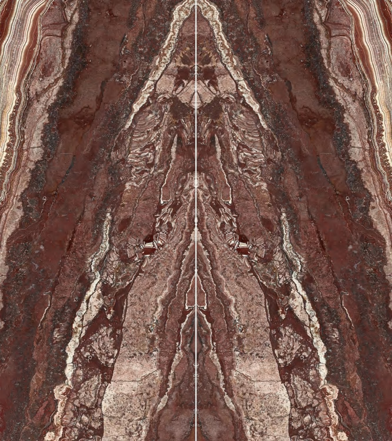 Luxury Lemurian Blue Reddish-Brown Gemstone Look Porcelain Slab 2700x1200x9mm TQ34-