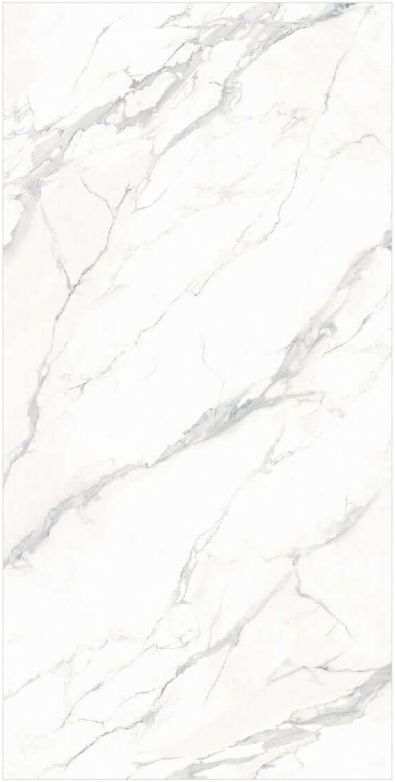 Premium WATERFALL Mirror Continuous Sintered Stone Countertop Slab TQ35-JQD163212G55