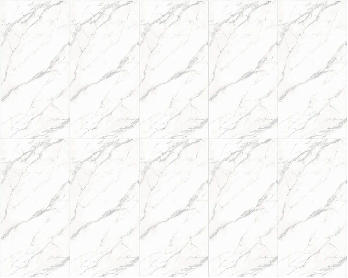 Premium WATERFALL Mirror Continuous Sintered Stone Countertop Slab TQ35-JQD163212G55