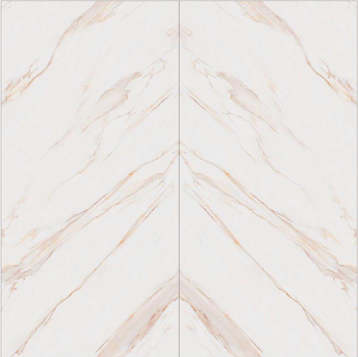 Luxury White & Warm Golden-Beige Vein Sintered Tile 1600x3200x12mm TQ35-JQD163212X47