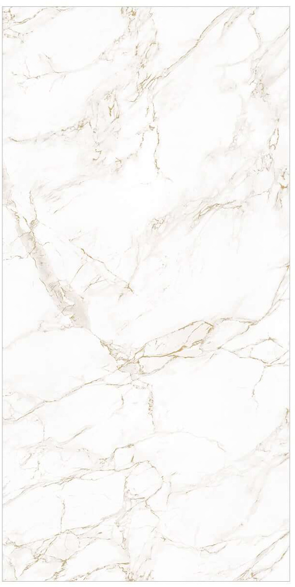 White Gold Marble Look Sintered Tile Slab TQ35-LH321620MG208