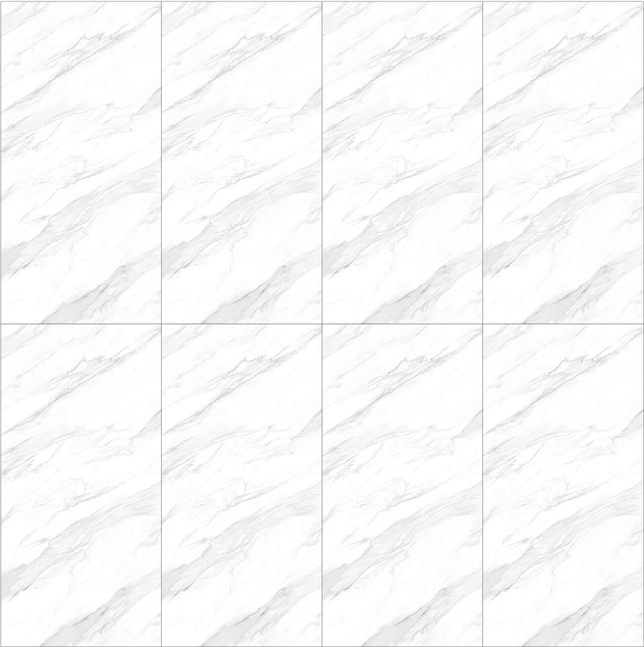 Classic White with Subtle Grey Vein Sintered Tile 1600x3200x20mm TQ35-LHD321620N157