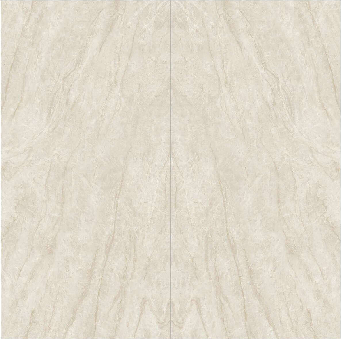 Warm Beige Travertine-Effect Sintered Tile 1600x3200x20mm TQ35-LHD321620N190 AB