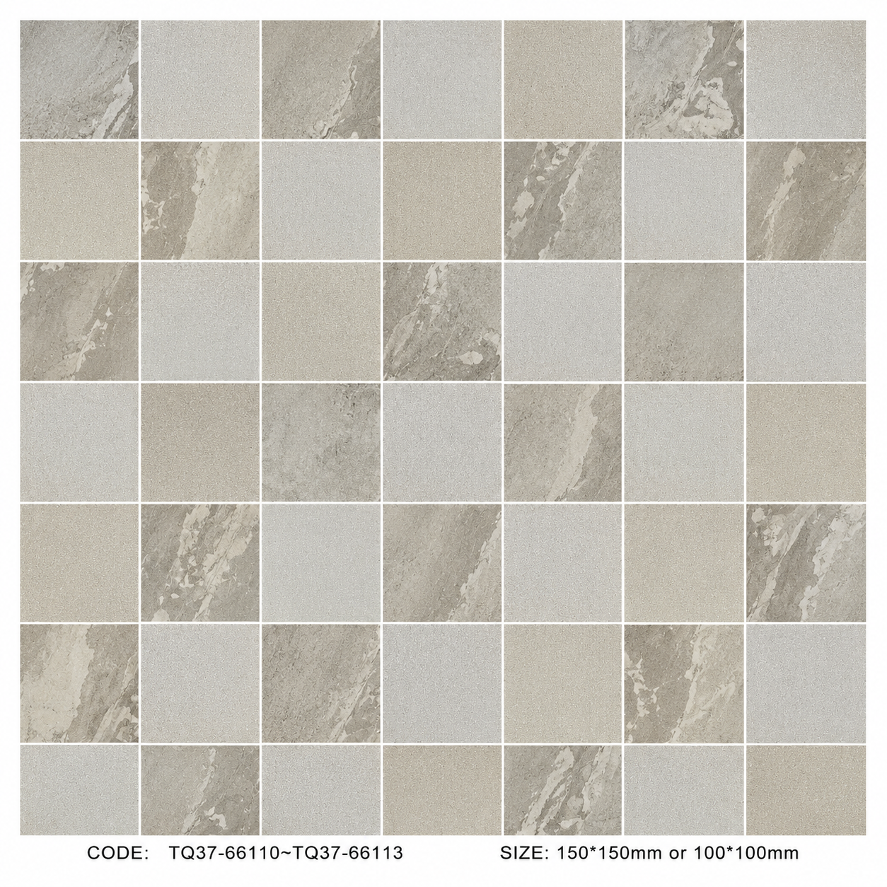 Beige Stone Look Bali Style Pool Tile for Luxury Resorts and Sukabumi Look Pool Alternatives TQ37-66113