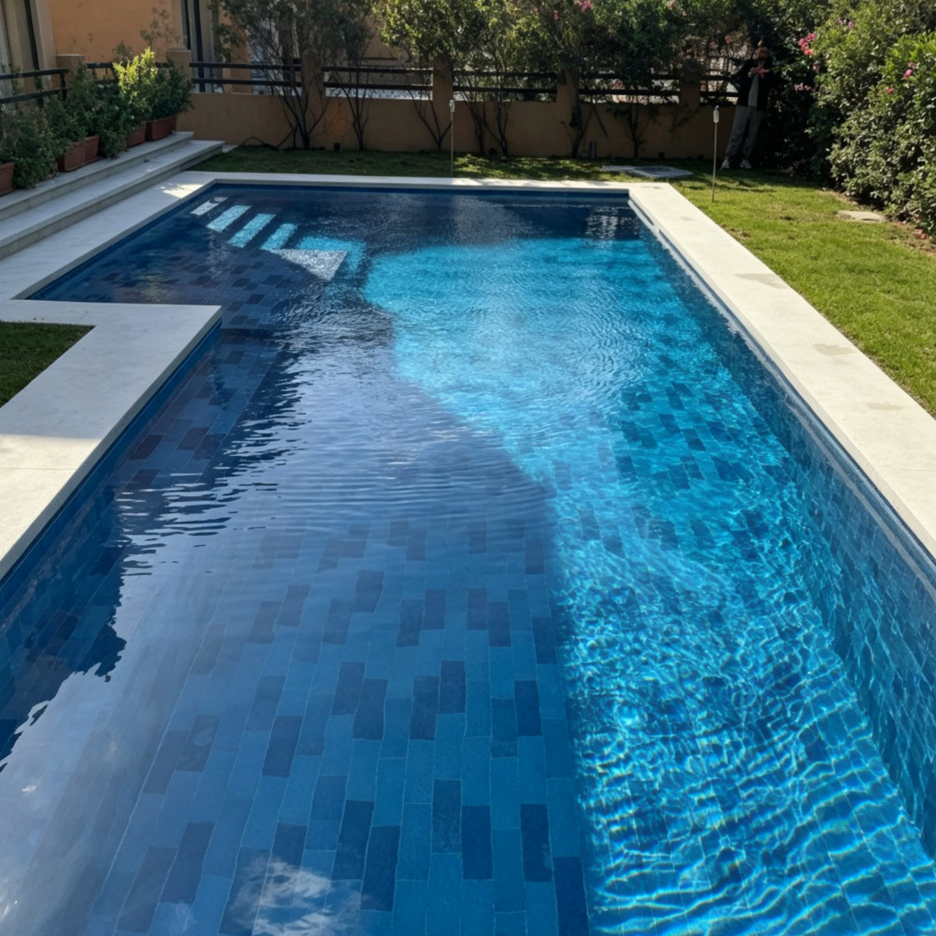 Ocean Blue Bali Style Pool Tile for Resort Pools with Sukabumi Look Pool Tile Inspiration TQ37-66162