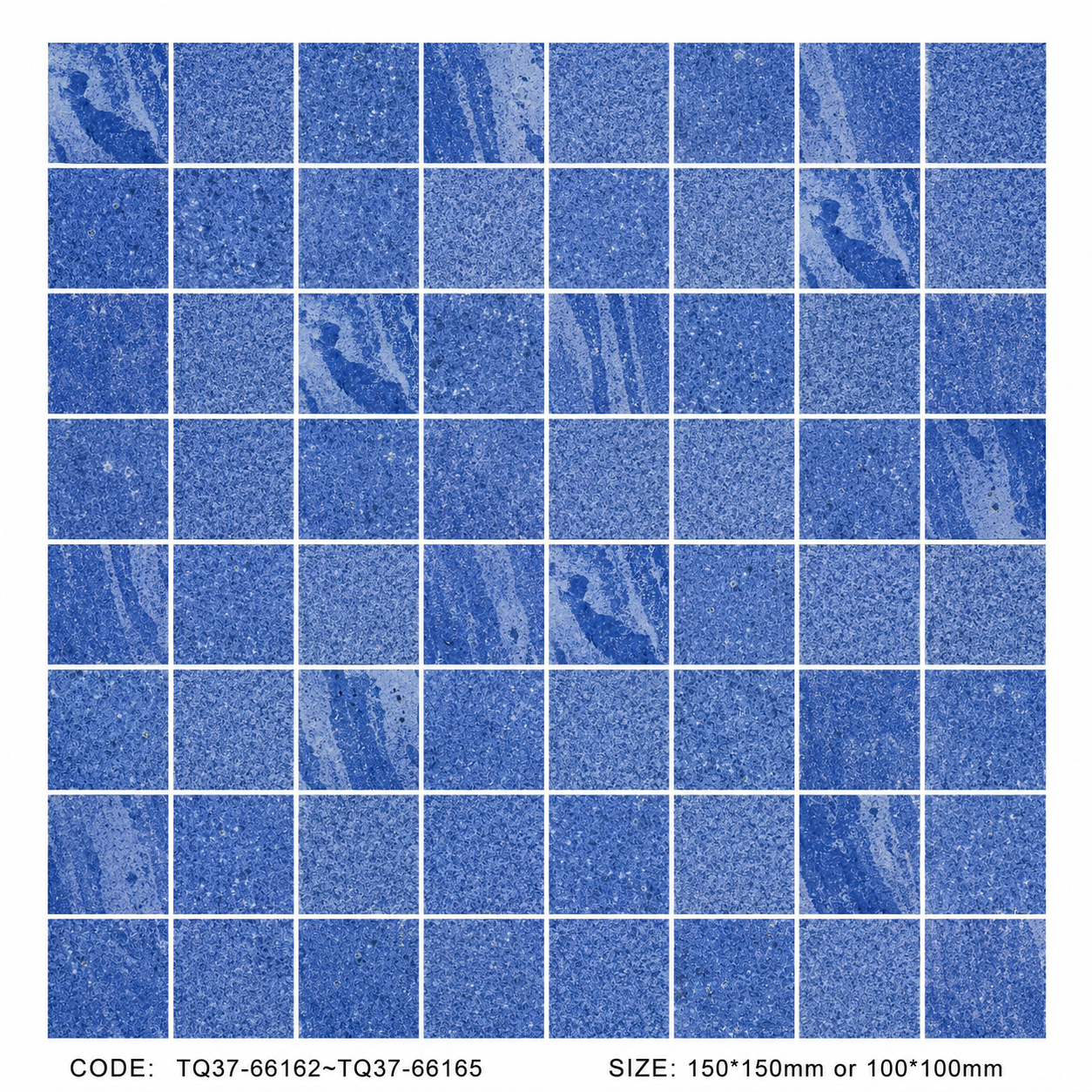 Deep Ocean Blue Pool Tile for Modern Resorts with Bali Style and Sukabumi Look Inspiration TQ37-66164