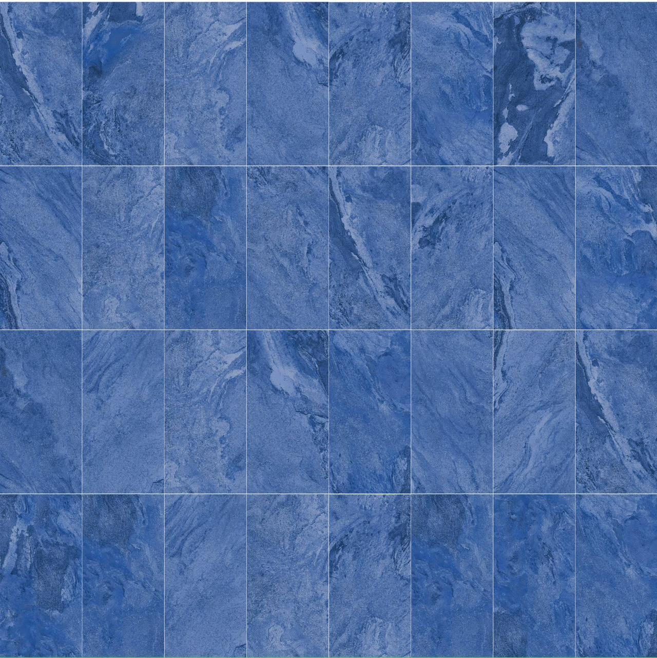 Ocean Wave Blue Bali Style Pool Tile for Sukabumi Look Pool Tile Inspired Resort and Villa Pools TQ38-66165