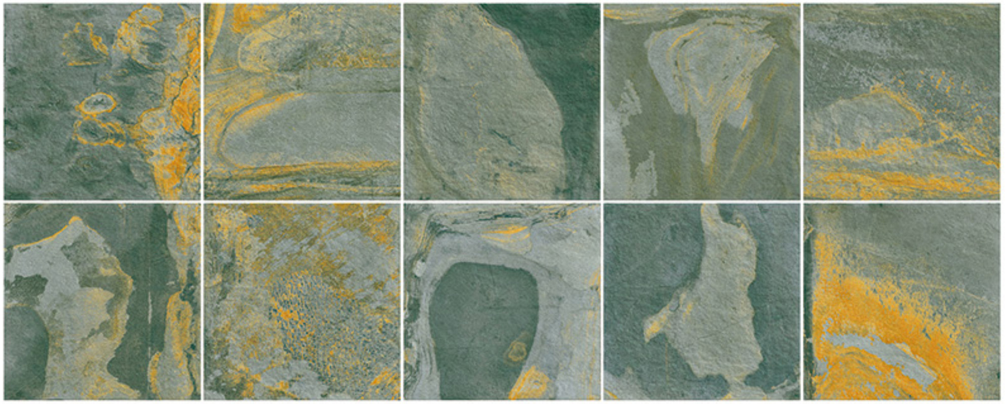 Slate Green Sukabumi Look Pool Tile with Bali Green Stone Pool Tile Effect for Resort Outdoor Spaces TQ38-66M21