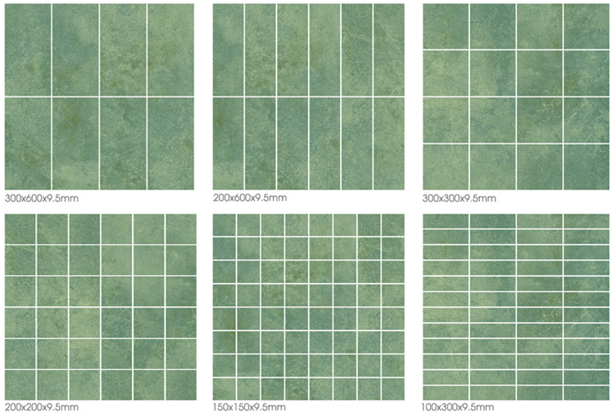 Indian Green Bali Style Pool Tile for Tropical Green Pool Tile and Sukabumi Look Pool Projects TQ38-66M27