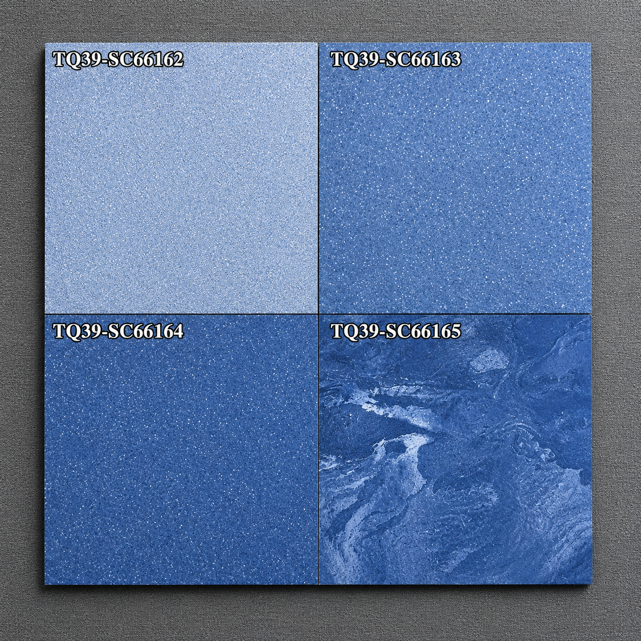 Clear Blue Porcelain Swimming Pool Tile for Spa Pools, Waterline Areas and Resort Villas TQ39-SC66163